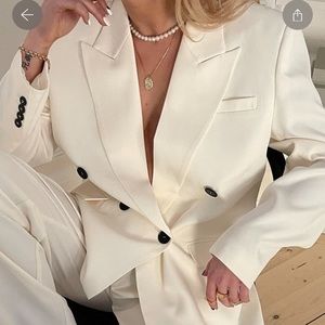 Soft Oversized Double Breasted Blazer